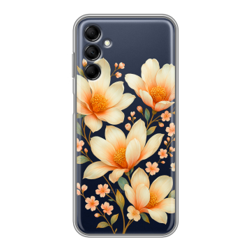 Силиконовый чехол на Samsung Galaxy M14 5G с принтом Цветы