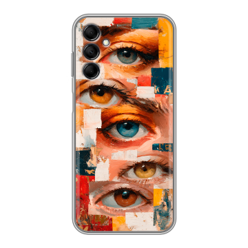 Силиконовый чехол на Samsung Galaxy M14 5G с принтом Модный принт
