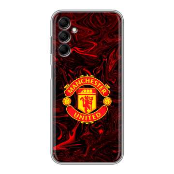 Силиконовый чехол на Samsung Galaxy M14 5G с принтом Manchester United
