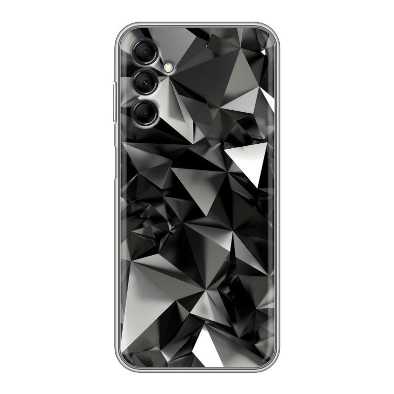 Силиконовый чехол на Samsung Galaxy M14 5G с принтом Черные кристаллы Силиконовый чехол на Samsung Galaxy M14 5G с принтом Черные кристаллы
