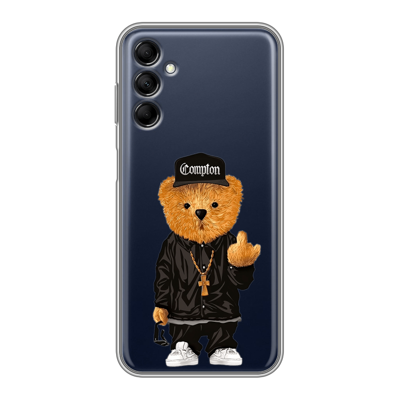 Силиконовый чехол на Samsung Galaxy M14 5G с принтом Мишка Силиконовый чехол на Samsung Galaxy M14 5G с принтом Мишка