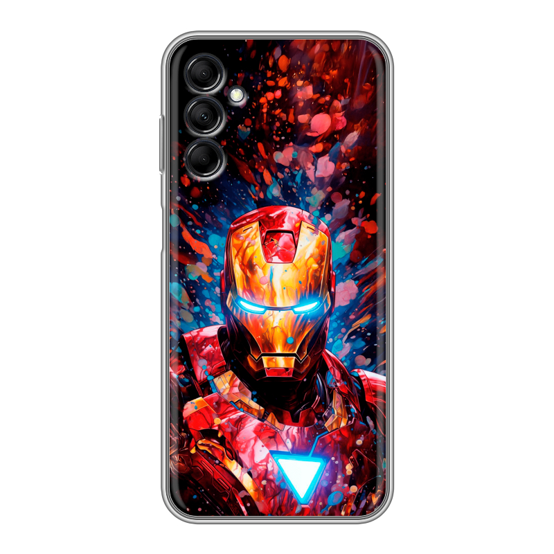 Силиконовый чехол на Samsung Galaxy M14 5G с принтом Железный человек Ironman Силиконовый чехол на Samsung Galaxy M14 5G с принтом Железный человек Ironman