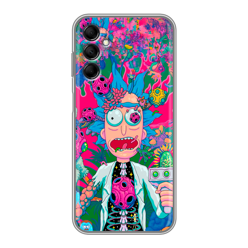 Силиконовый противоударный чехол на Samsung Galaxy M14 5G с принтом Рик и Морти Rick Morty Силиконовый противоударный чехол на Samsung Galaxy M14 5G с принтом Рик и Морти Rick Morty
