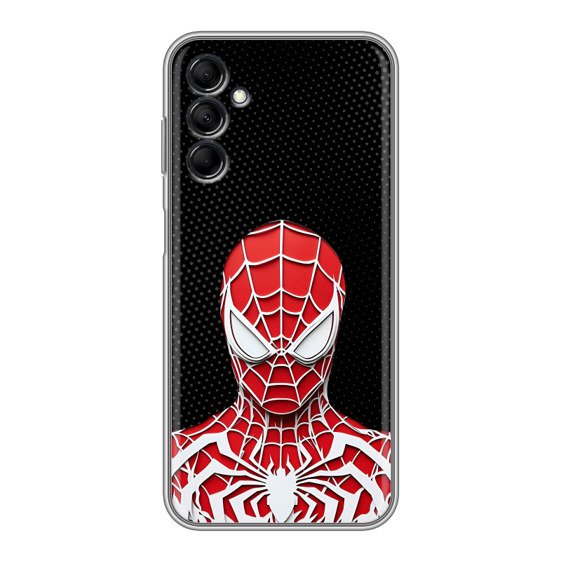 Силиконовый чехол на Samsung Galaxy M14 5G с принтом человек паук spiderman Силиконовый чехол на Samsung Galaxy M14 5G с принтом человек паук spiderman