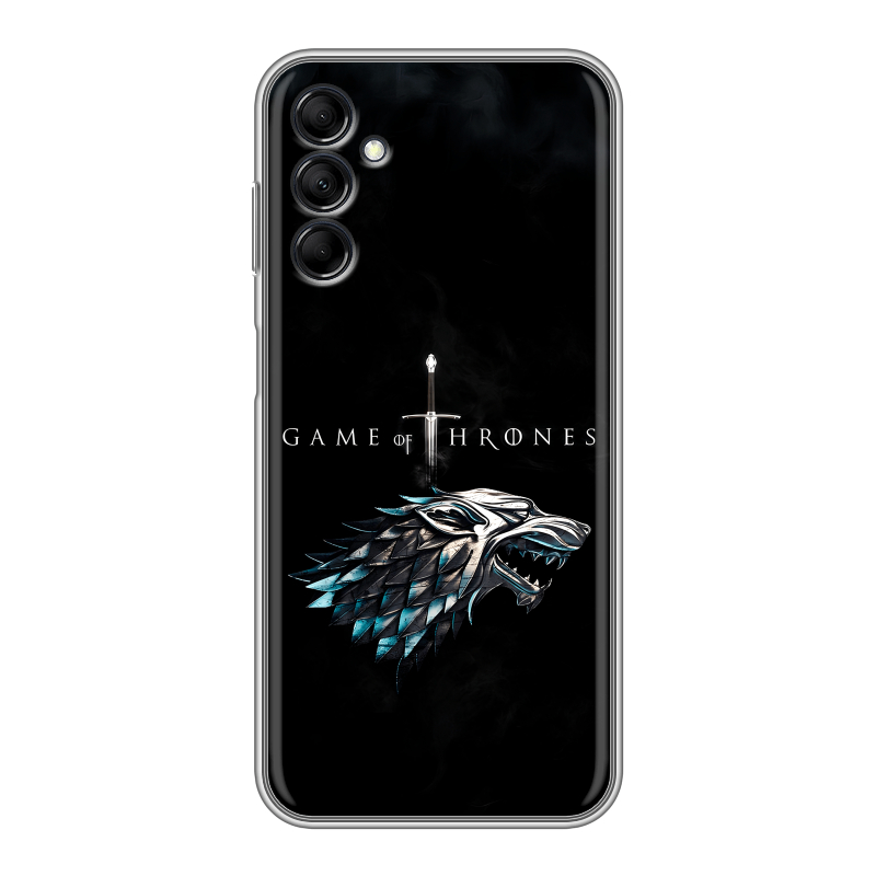 Силиконовый противоударный чехол на Samsung Galaxy M14 5G с принтом Игра Престолов Game Thrones Силиконовый противоударный чехол на Samsung Galaxy M14 5G с принтом Игра Престолов Game Thrones