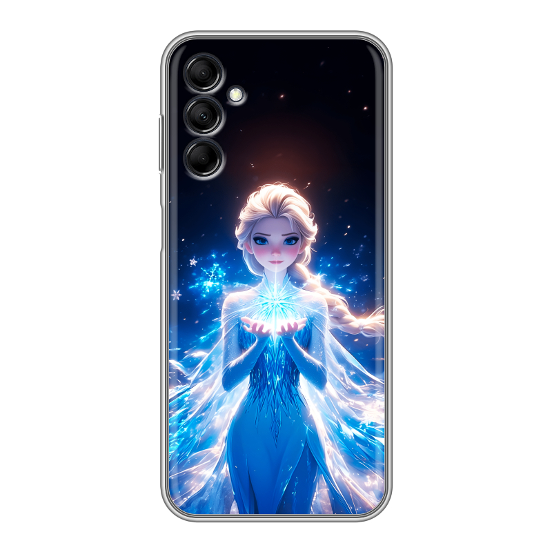 Силиконовый чехол на Samsung Galaxy M14 5G с принтом Холодное сердце Frozen Силиконовый чехол на Samsung Galaxy M14 5G с принтом Холодное сердце Frozen
