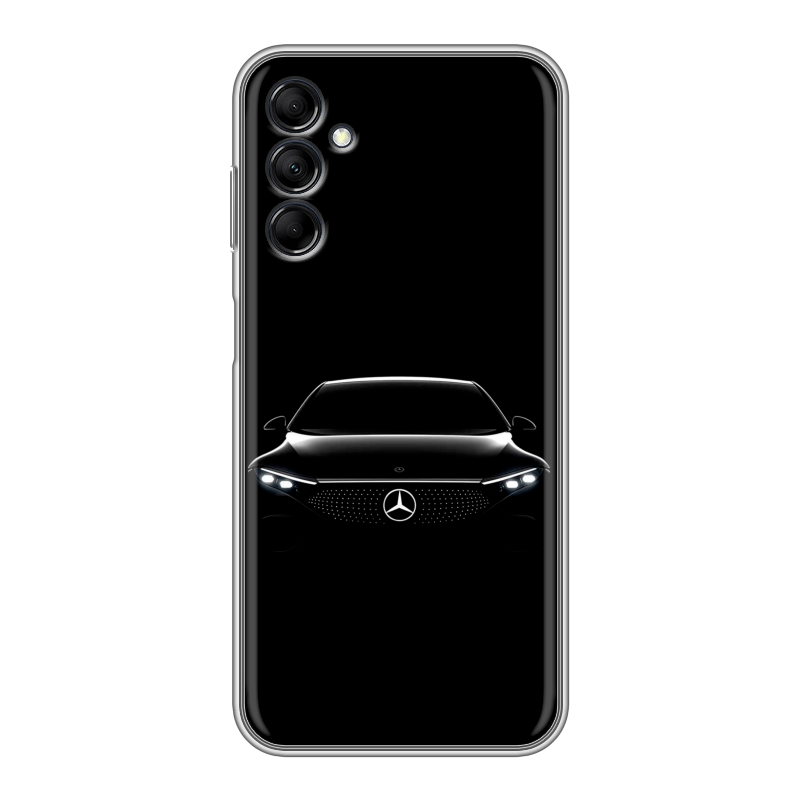 Силиконовый чехол на Samsung Galaxy M14 5G с принтом Mercedes Мерседес Силиконовый чехол на Samsung Galaxy M14 5G с принтом Mercedes Мерседес