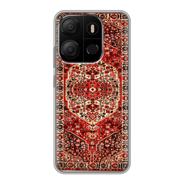 Силиконовый чехол на Tecno Pop 7 с принтом Ковер