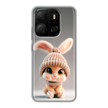 Силиконовый чехол на Tecno Pop 7 с принтом Кролик Силиконовый чехол на Tecno Pop 7 с принтом Кролик