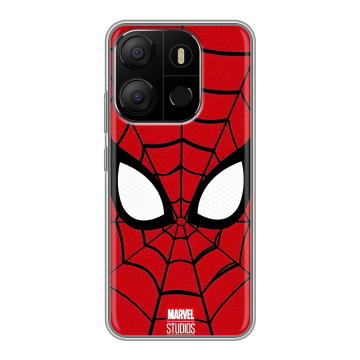 Силиконовый чехол на Tecno Pop 7 с принтом человек паук spiderman Силиконовый чехол на Tecno Pop 7 с принтом человек паук spiderman