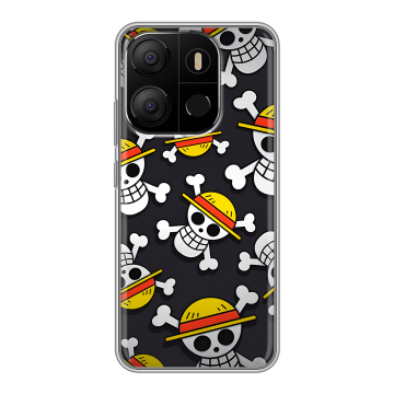 Силиконовый чехол на Tecno Pop 7 с принтом One Piece Ван Пис Силиконовый чехол на Tecno Pop 7 с принтом One Piece Ван Пис