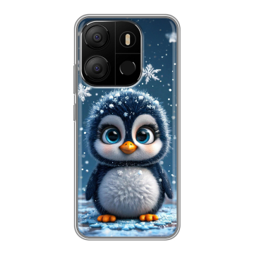 Силиконовый чехол на Tecno Pop 7 с принтом Новый год Силиконовый чехол на Tecno Pop 7 с принтом Новый год