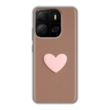 Силиконовый чехол на Tecno Pop 7 с принтом женский