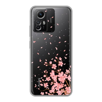Силиконовый чехол на Xiaomi RedMi Note 12S с принтом Ветка сакуры Силиконовый чехол на Xiaomi RedMi Note 12S с принтом Ветка сакуры