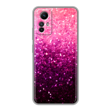 Силиконовый чехол на Xiaomi RedMi Note 12S с принтом Блестки