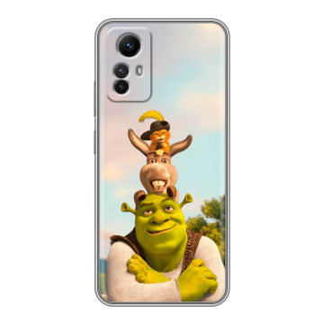 Силиконовый чехол на Xiaomi RedMi Note 12S с принтом Шрек Shrek Силиконовый чехол на Xiaomi RedMi Note 12S с принтом Шрек Shrek