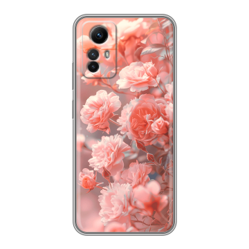 Силиконовый чехол на Xiaomi RedMi Note 12S с принтом Розы цветы Силиконовый чехол на Xiaomi RedMi Note 12S с принтом Розы цветы