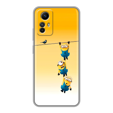 Силиконовый чехол на Xiaomi RedMi Note 12S с принтом Миньоны Силиконовый чехол на Xiaomi RedMi Note 12S с принтом Миньоны