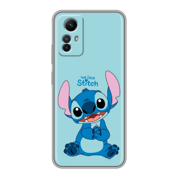 Силиконовый чехол на Xiaomi RedMi Note 12S с принтом Лило и Стич Силиконовый чехол на Xiaomi RedMi Note 12S с принтом Лило и Стич
