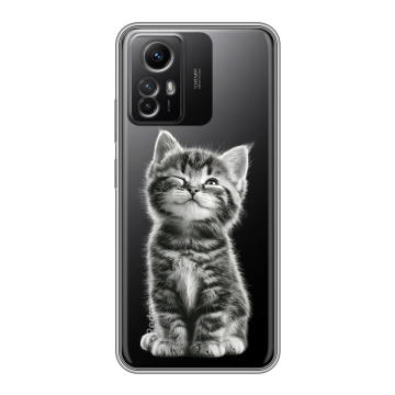 Силиконовый чехол на Xiaomi RedMi Note 12S с принтом Котенок Силиконовый чехол на Xiaomi RedMi Note 12S с принтом Котенок