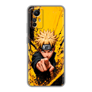 Силиконовый чехол на Xiaomi RedMi Note 12S с принтом Naruto Наруто