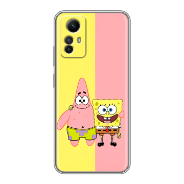 Силиконовый чехол на Xiaomi RedMi Note 12S с принтом Спанч боб Спанчбоб Силиконовый чехол на Xiaomi RedMi Note 12S с принтом Спанч боб Спанчбоб