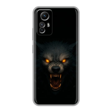 Силиконовый чехол на Xiaomi RedMi Note 12S с принтом Волк Силиконовый чехол на Xiaomi RedMi Note 12S с принтом Волк