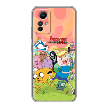 Силиконовый чехол на Xiaomi RedMi Note 12S с принтом Adventure time Время приключений Силиконовый чехол на Xiaomi RedMi Note 12S с принтом Adventure time Время приключений
