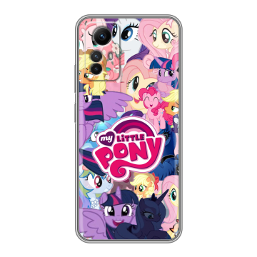 Силиконовый чехол на Xiaomi RedMi Note 12S с принтом My little pony Дружба чудо Силиконовый чехол на Xiaomi RedMi Note 12S с принтом My little pony Дружба чудо