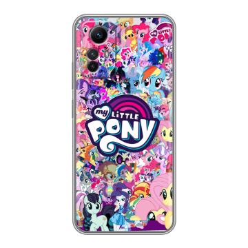 Силиконовый чехол на Xiaomi RedMi Note 12S с принтом My little pony Дружба чудо Силиконовый чехол на Xiaomi RedMi Note 12S с принтом My little pony Дружба чудо