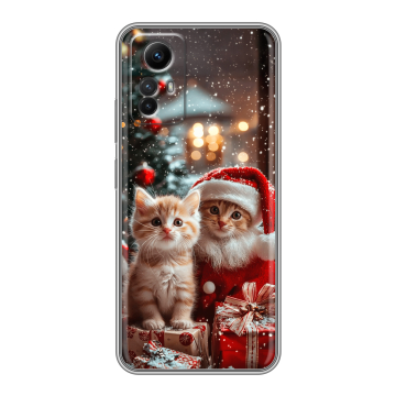 Силиконовый чехол на Xiaomi RedMi Note 12S с принтом Новый год Силиконовый чехол на Xiaomi RedMi Note 12S с принтом Новый год