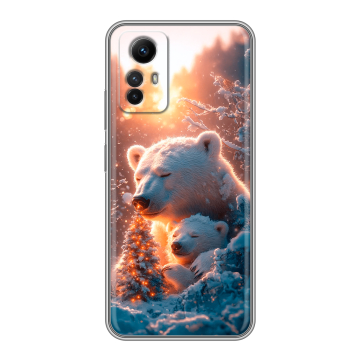 Силиконовый чехол на Xiaomi RedMi Note 12S с принтом Новый год Силиконовый чехол на Xiaomi RedMi Note 12S с принтом Новый год