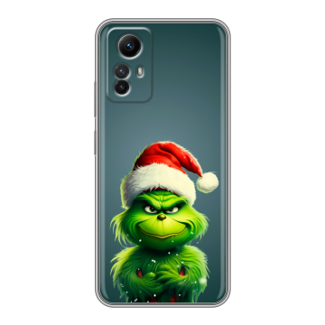 Силиконовый чехол на Xiaomi RedMi Note 12S с принтом Новый год Силиконовый чехол на Xiaomi RedMi Note 12S с принтом Новый год
