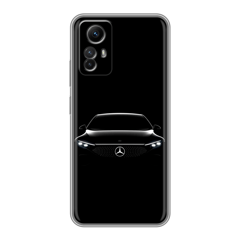 Силиконовый чехол на Xiaomi RedMi Note 12S с принтом Mercedes Мерседес Силиконовый чехол на Xiaomi RedMi Note 12S с принтом Mercedes Мерседес