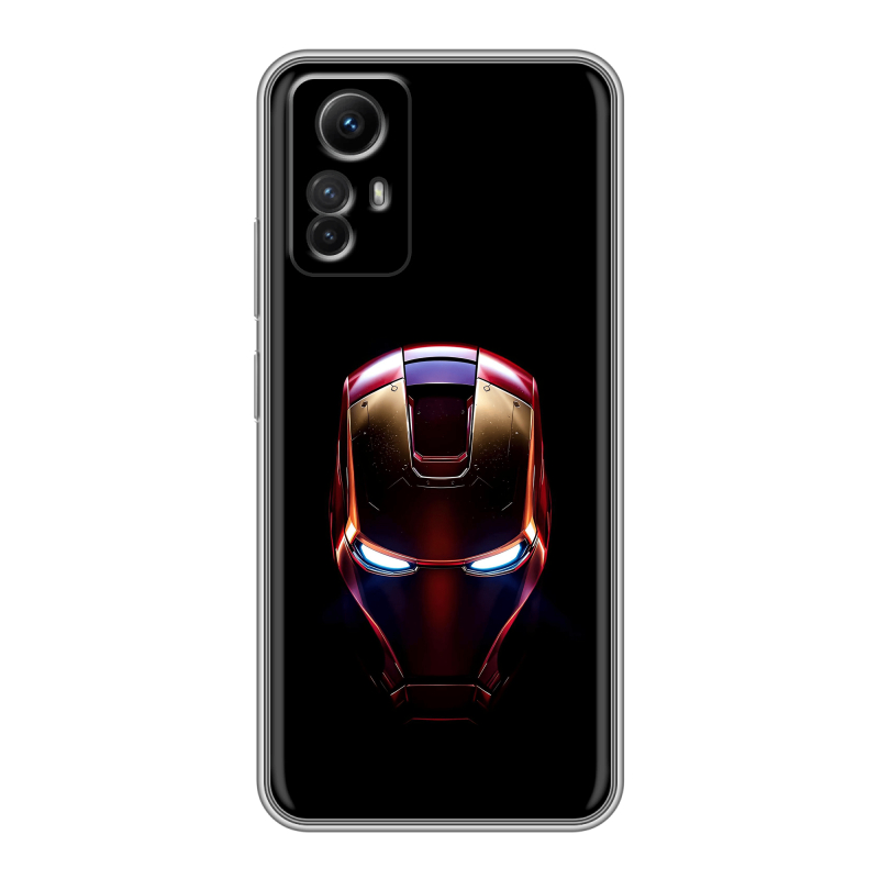 Силиконовый чехол на Xiaomi RedMi Note 12S с принтом IronMan Железный человек Силиконовый чехол на Xiaomi RedMi Note 12S с принтом IronMan Железный человек