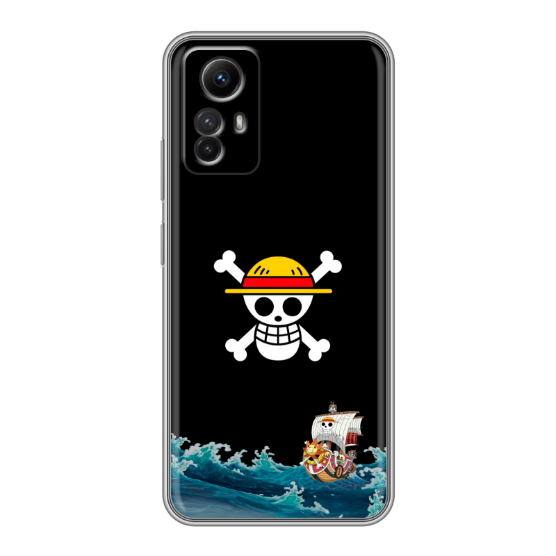 Силиконовый противоударный чехол на Xiaomi RedMi Note 12S с принтом One Piece Ван Пис Силиконовый противоударный чехол на Xiaomi RedMi Note 12S с принтом One Piece Ван Пис
