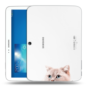 Силиконовый чехол на Samsung Galaxy Tab 3 10.1 с принтом Кошки