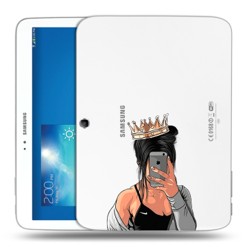 Силиконовый чехол на Samsung Galaxy Tab 3 10.1 с принтом Женские принты