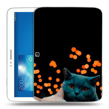Силиконовый чехол на Samsung Galaxy Tab 3 10.1 с принтом Кошки