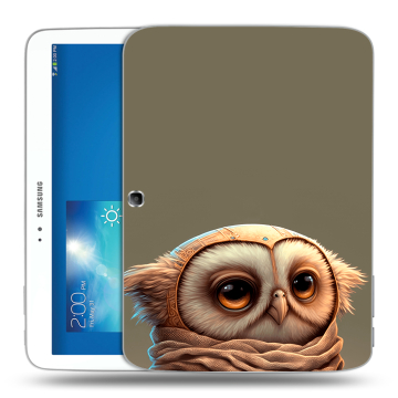Силиконовый чехол на Samsung Galaxy Tab 3 10.1 с принтом Сова