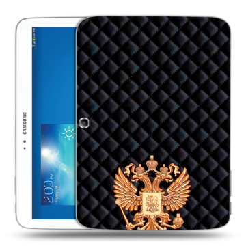 Силиконовый чехол на Samsung Galaxy Tab 3 10.1 с принтом Герб России принт Силиконовый чехол на Samsung Galaxy Tab 3 10.1 с принтом Герб России принт