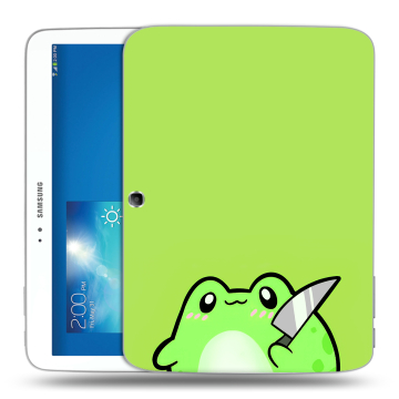 Силиконовый чехол на Samsung Galaxy Tab 3 10.1 с принтом Лягушенок