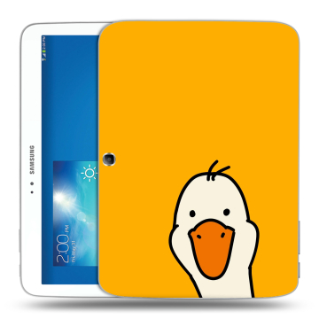 Силиконовый чехол на Samsung Galaxy Tab 3 10.1 с принтом Утка
