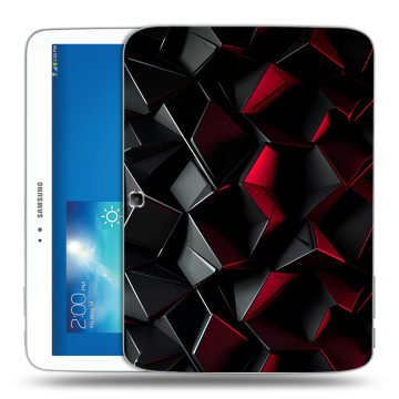 Силиконовый чехол на Samsung Galaxy Tab 3 10.1 с принтом Абстракция Силиконовый чехол на Samsung Galaxy Tab 3 10.1 с принтом Абстракция