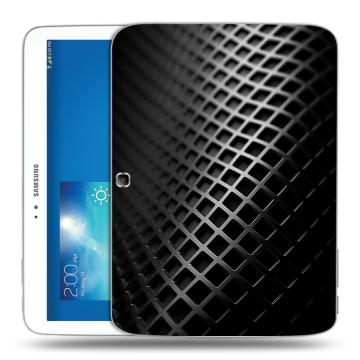 Силиконовый чехол на Samsung Galaxy Tab 3 10.1 с принтом Текстура металла Силиконовый чехол на Samsung Galaxy Tab 3 10.1 с принтом Текстура металла