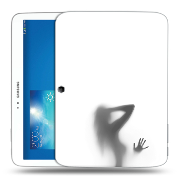 Силиконовый чехол на Samsung Galaxy Tab 3 10.1 с принтом Силуэт Силиконовый чехол на Samsung Galaxy Tab 3 10.1 с принтом Силуэт