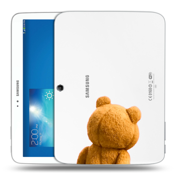 Силиконовый чехол на Samsung Galaxy Tab 3 10.1 с принтом Медведь
