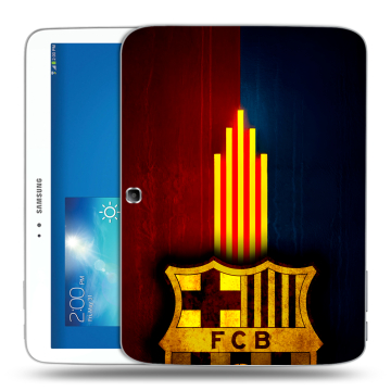 Силиконовый чехол на Samsung Galaxy Tab 3 10.1 с принтом Барселона Barcelona Силиконовый чехол на Samsung Galaxy Tab 3 10.1 с принтом Барселона Barcelona
