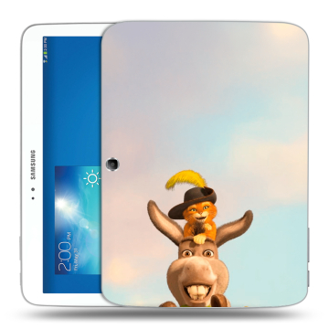 Силиконовый чехол на Samsung Galaxy Tab 3 10.1 с принтом Шрек Shrek
