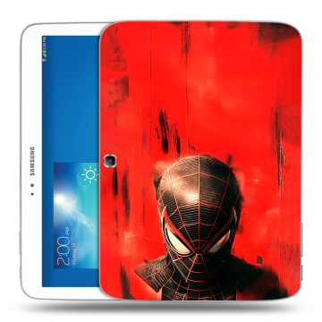 Силиконовый чехол на Samsung Galaxy Tab 3 10.1 с принтом человек паук spiderman Силиконовый чехол на Samsung Galaxy Tab 3 10.1 с принтом человек паук spiderman